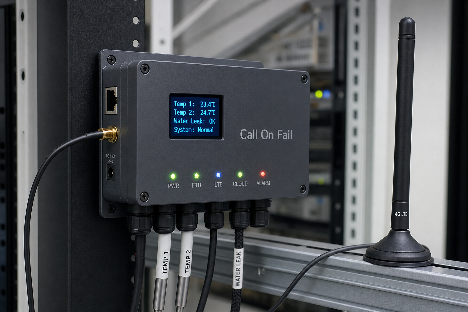 Nodo Call On Fail con antena LTE